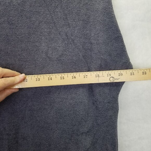 Barefoot Dreams Sweater M CozyChic Ultra Lite Slouchy Pullover Lounge Grey Purpl - Picture 13 of 13